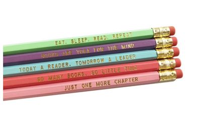 Book Lover Pencil Set