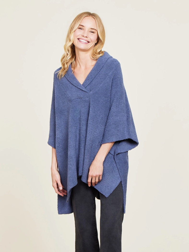 CozyChic® Shawl Collar Poncho