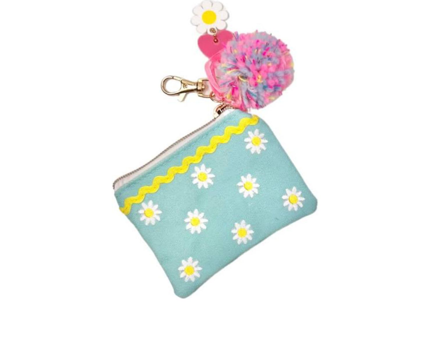 Daisy Key Chain Pouch