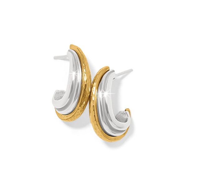 Ferrara Deco Small Hoop Earrings