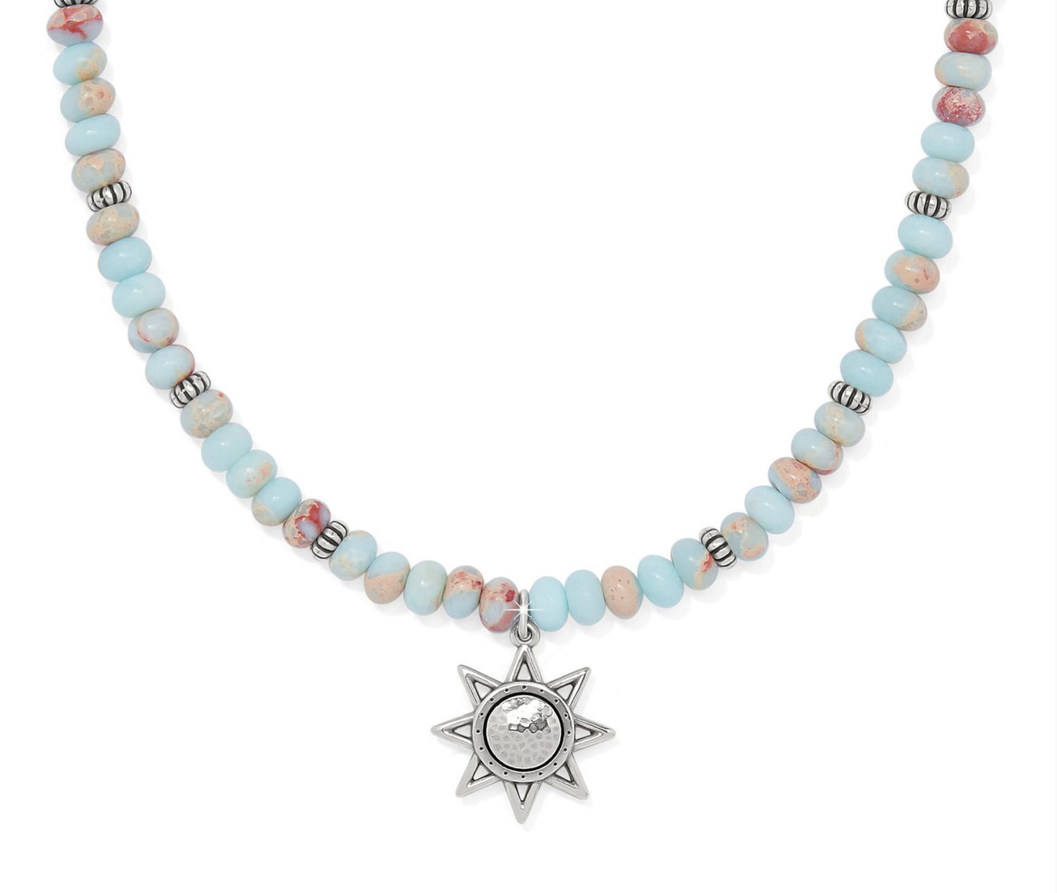 Mosaic Mojave Beam Beaded Necklace