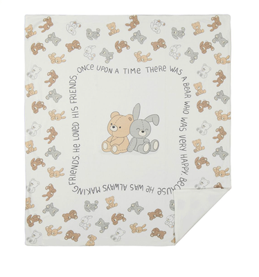 Once Upon A Time Bear &amp; Bunny Friends Blanket