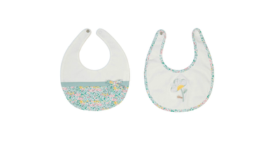 Jade Flower Bibs