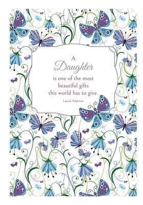 Most Beautiful Birthday Daughter Card