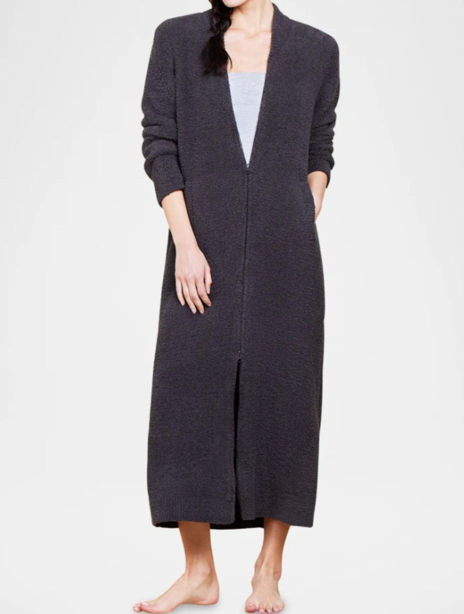 Cozychic Full Zip V Neck Lounger