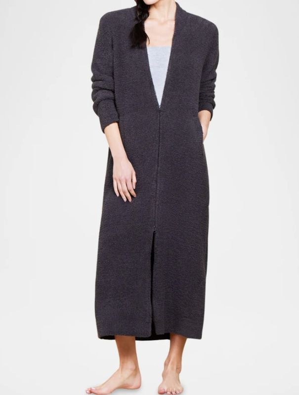 Cozychic Full Zip V Neck Lounger
