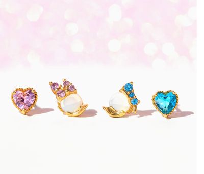 Disney Donald and Daisy Duck Gold Earring Set