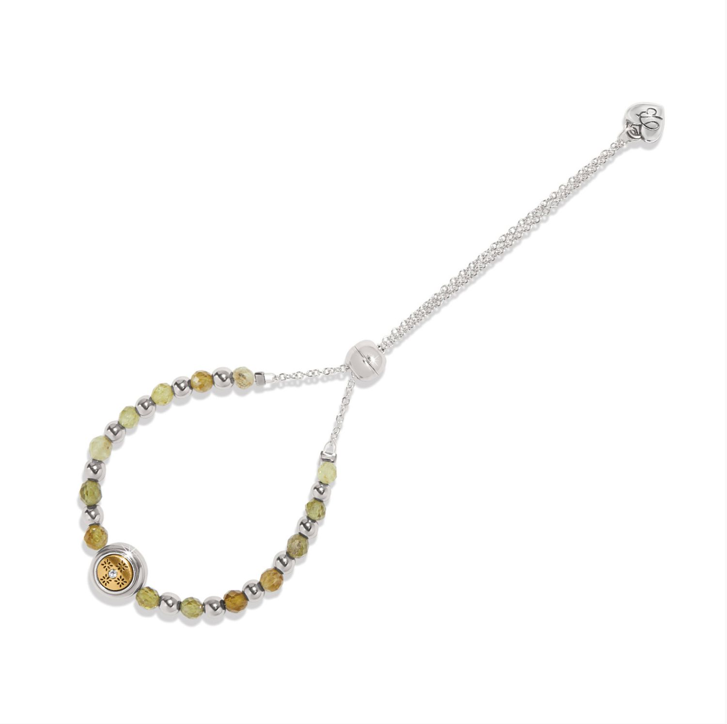 Mosaic Two Tone Beaded Bracelet, Color: Green