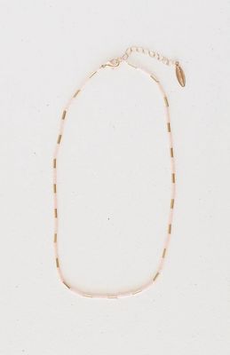 Meredith Beaded Pink and Silver Layering Necklace