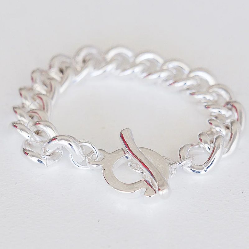 Katherine Chunky Silver Links Bracelet