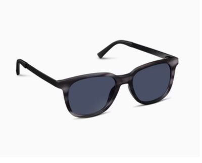 On Par Charcoal Horn Polarized Sunglasses