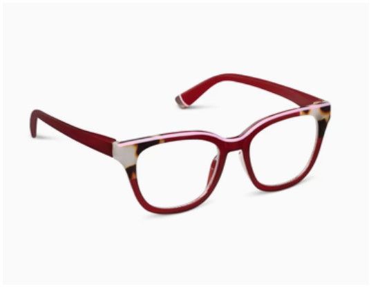 Ramona Cherry Chai Tortoise Glasses, Size: +1.00