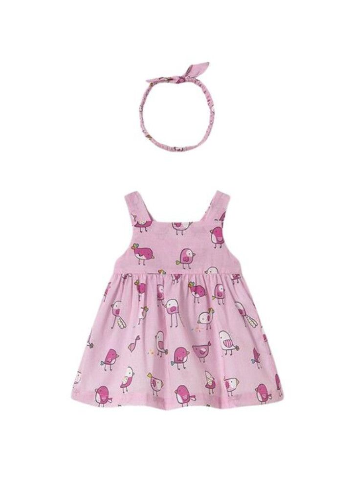 Petalo Pick Birdie Sundress &amp; Headband, Size: 1-2.  0-3m