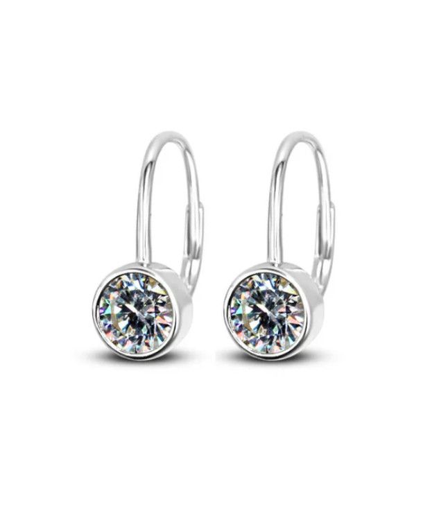 Chloe Leverbacks, Color: SILVER