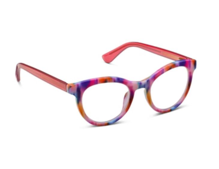 Peepers Tribeca Tortoise Ikat Red, Strength: +1.00