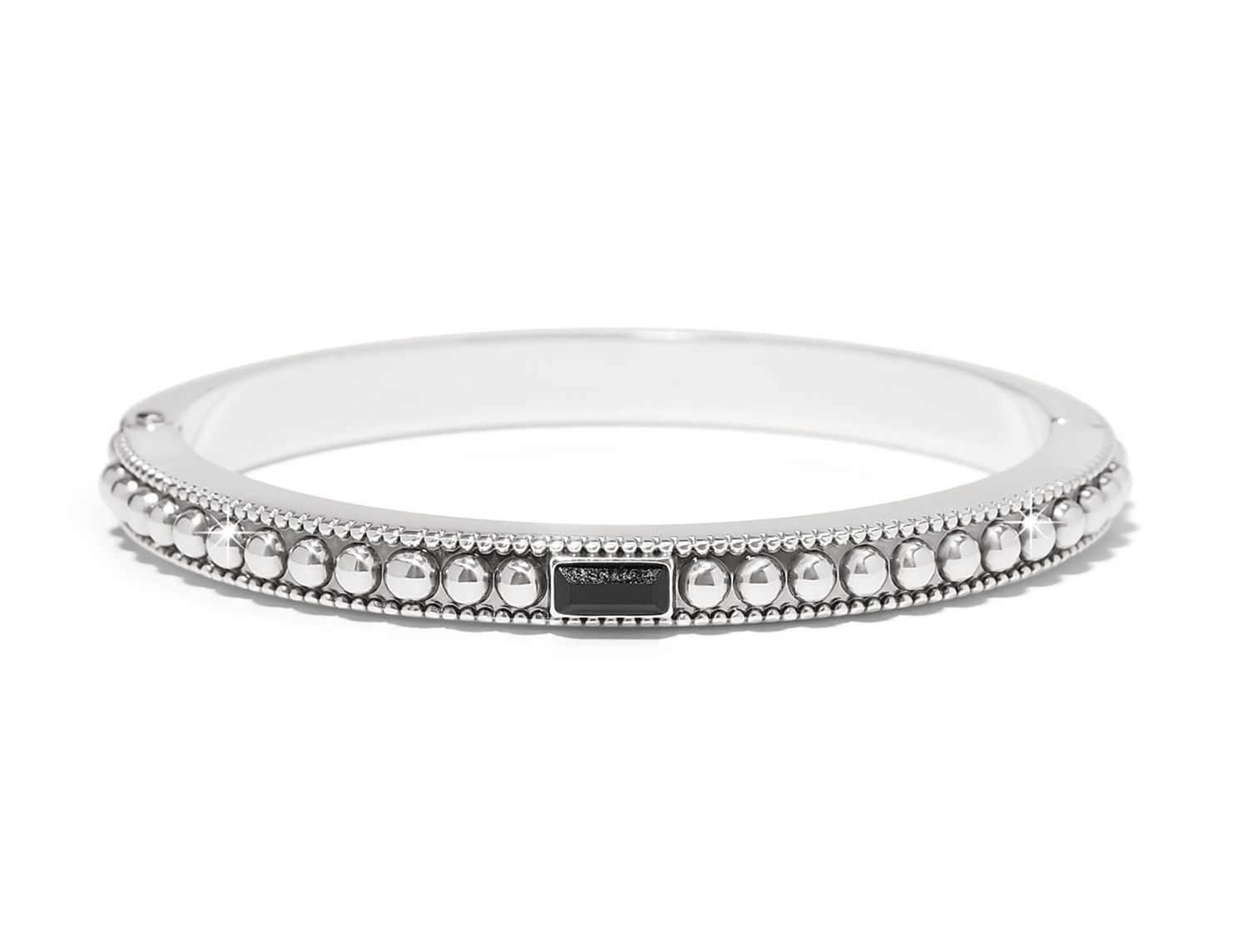 Pretty Tough Gem Hinged Bangle