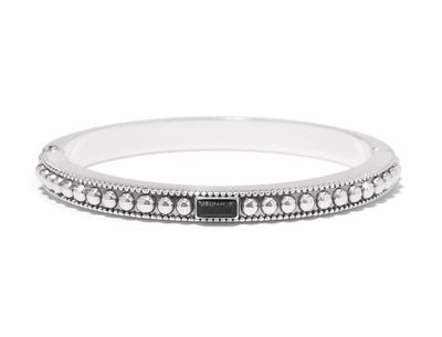 Pretty Tough Gem Hinged Bangle