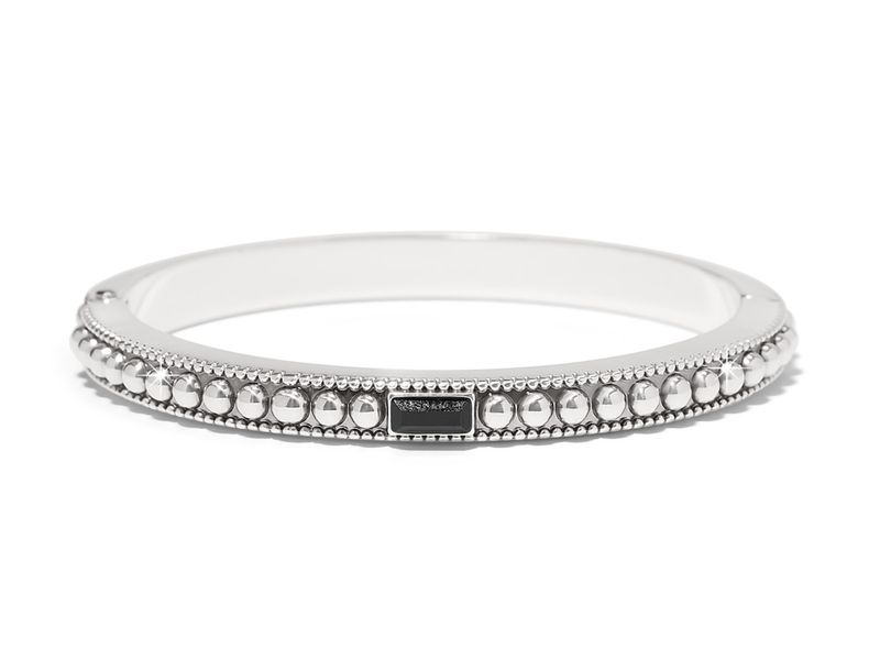 Pretty Tough Gem Hinged Bangle