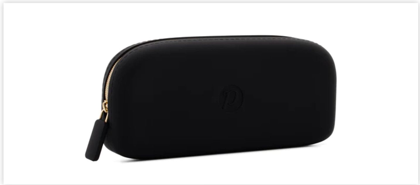 Silicone Zippered Pouch, Color: Black