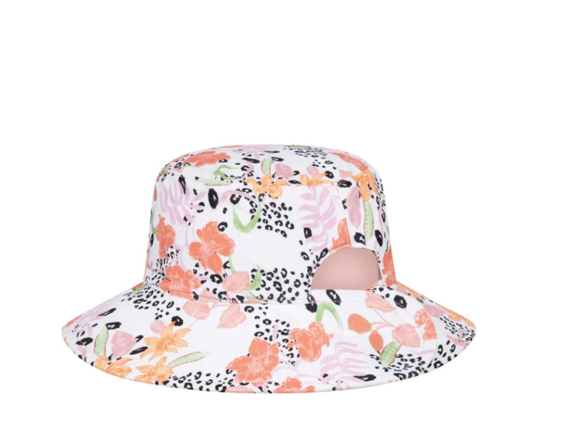 Connie Cream Ponytail Hat, Size: 5+ Years