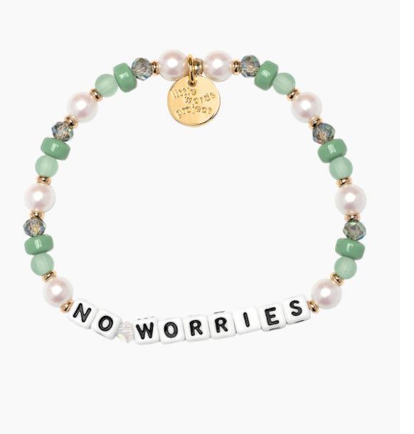 No Worries Garden Glow Little Words Project  Bracelet