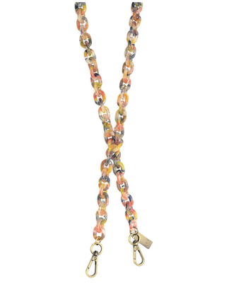42&quot; Multi Lucite Cable Chain Strap