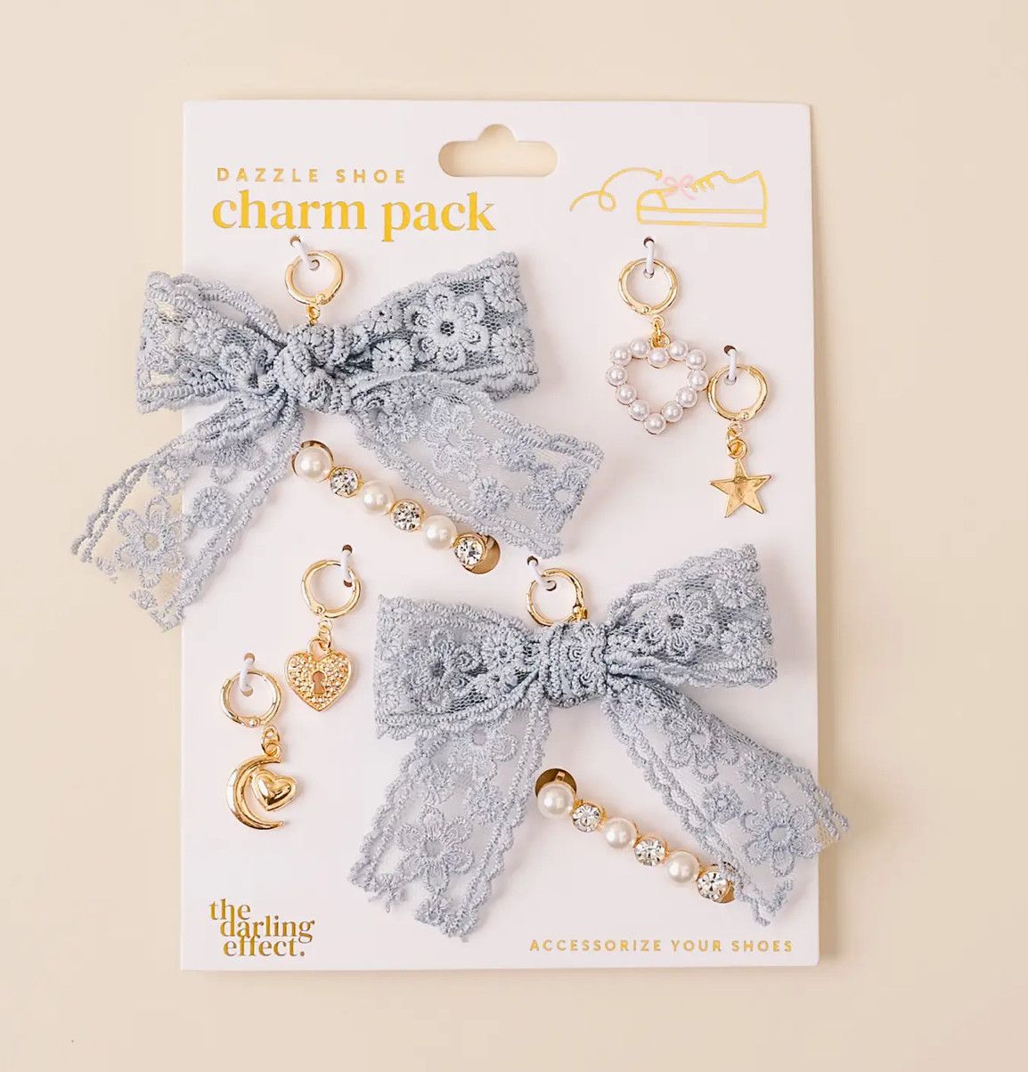 Dazzle Shoe Charm, Style: Stardust