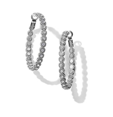 Twinkle Splendor Medium Hoop Earrings