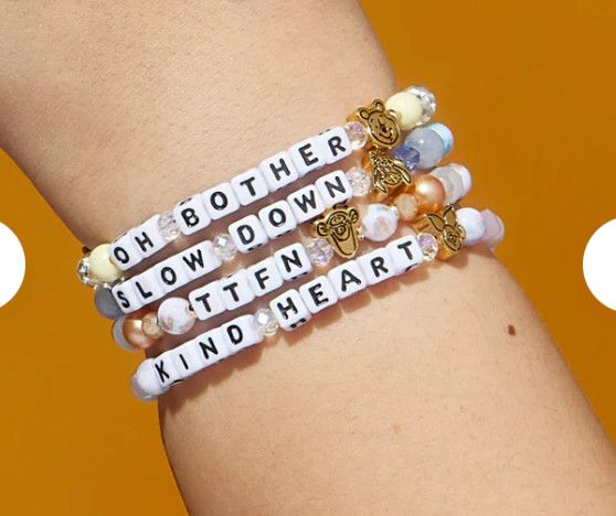 Winnie the Pooh &amp; Friends Little Words Project Bracelets, Style: Eeyore - Slow Down