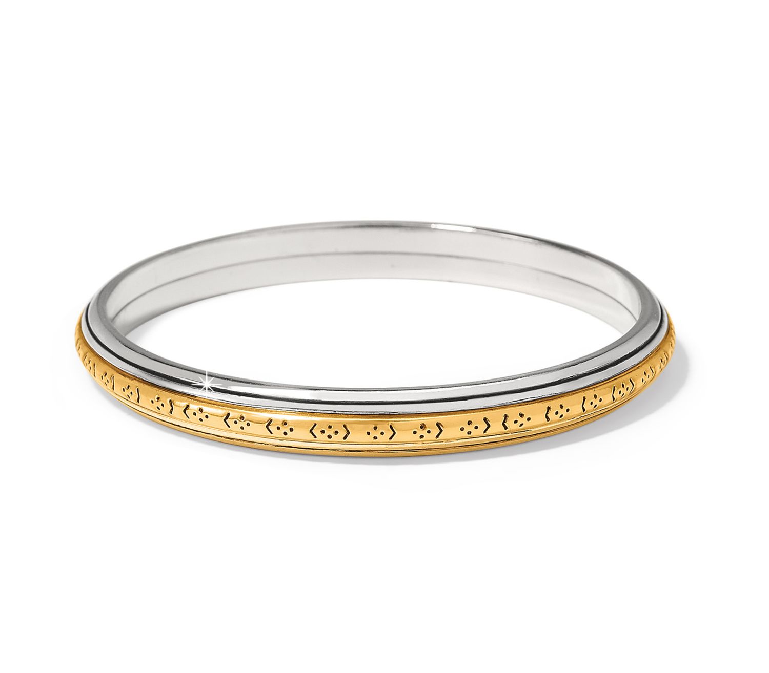 Mosaic Two Tone Bangle