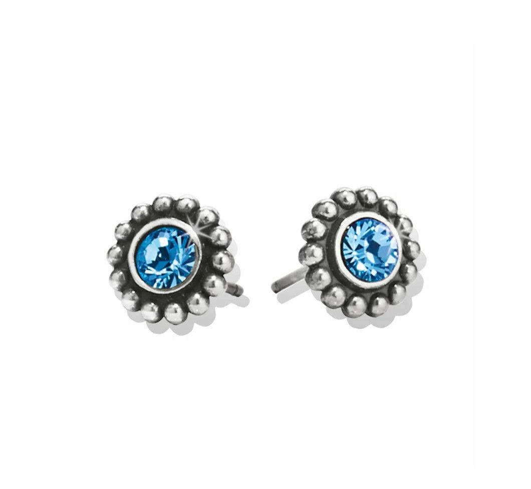 Twinkle Mini Post Earrings, Color: Blue