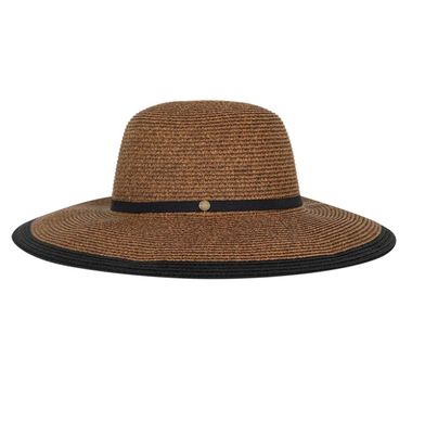 Dahlia Chocolate Women&#39;s Wide Brim