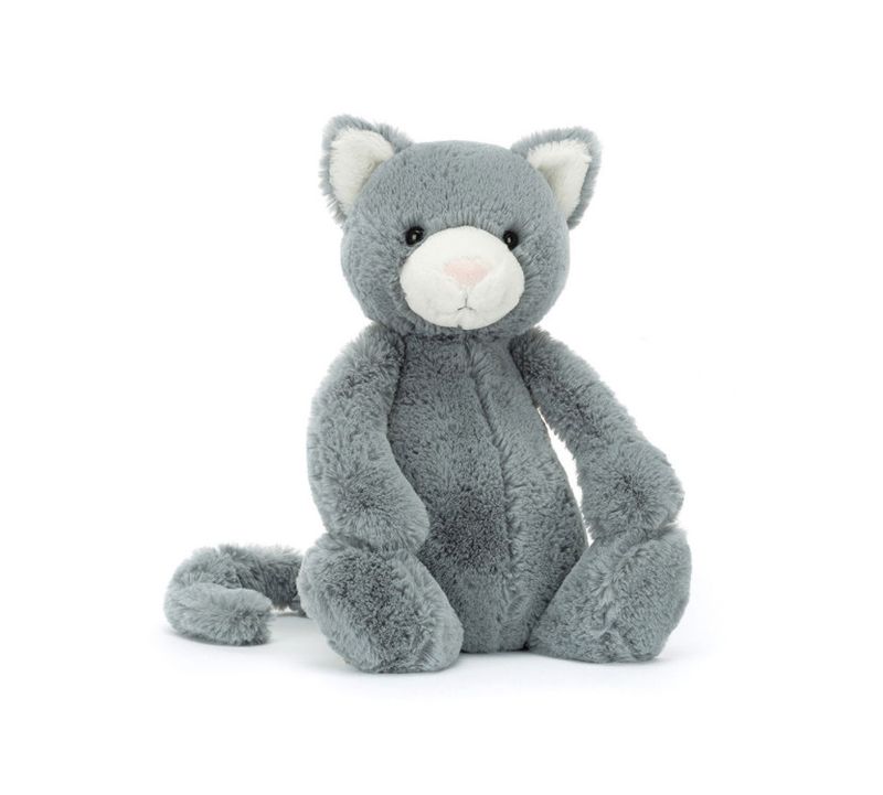 Jellycat Bashful Kitten plush toy with soft texture and cute design at our boutique in Poughkeepsie NY
