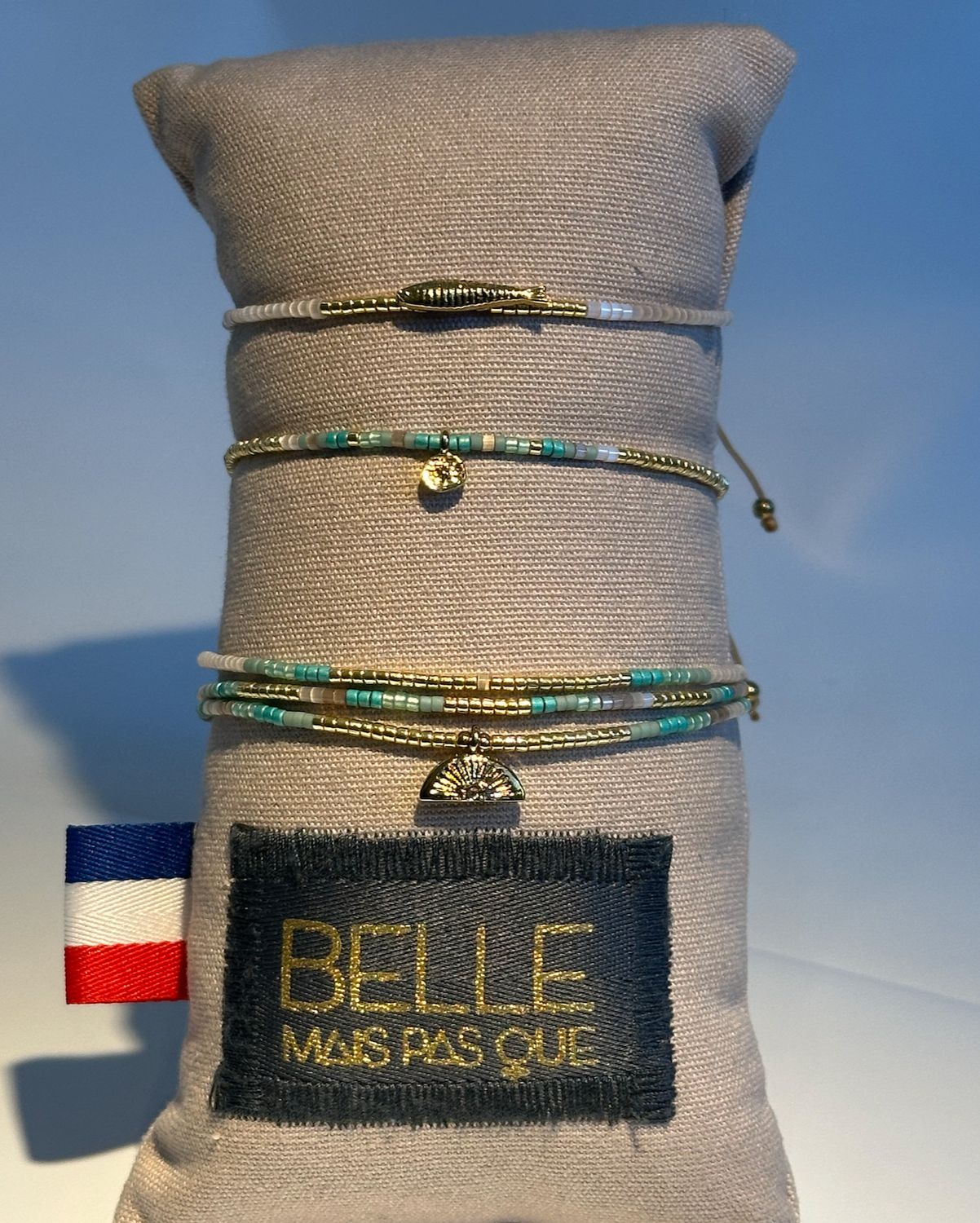 Belle Seed Bead Bracelet With Charm