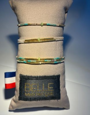 Belle Single Jade Seed Bead Bracelets