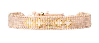 Belle White Jasmin  Bohème Chic Bracelets, Style: ALBA
