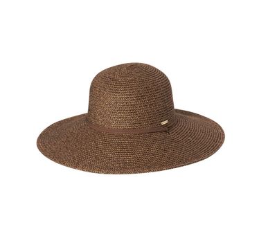 Women&#39;s Wide Brim Genovieve Hat Chocolate Brown