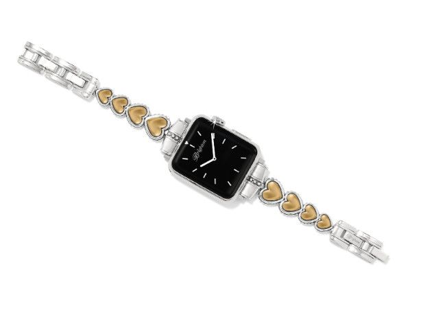 Pretty Tough Two Tone Heart Watch Band