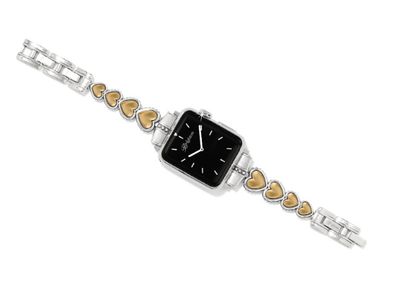 Pretty Tough Two Tone Heart Watch Band