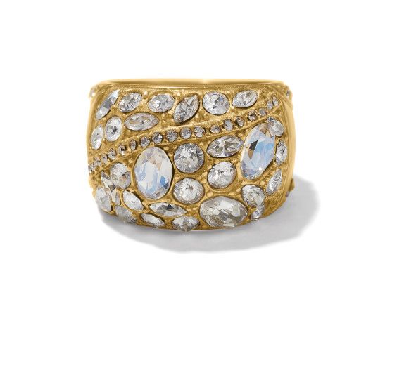 Trust Your Journey Golden Ring, Size: 9