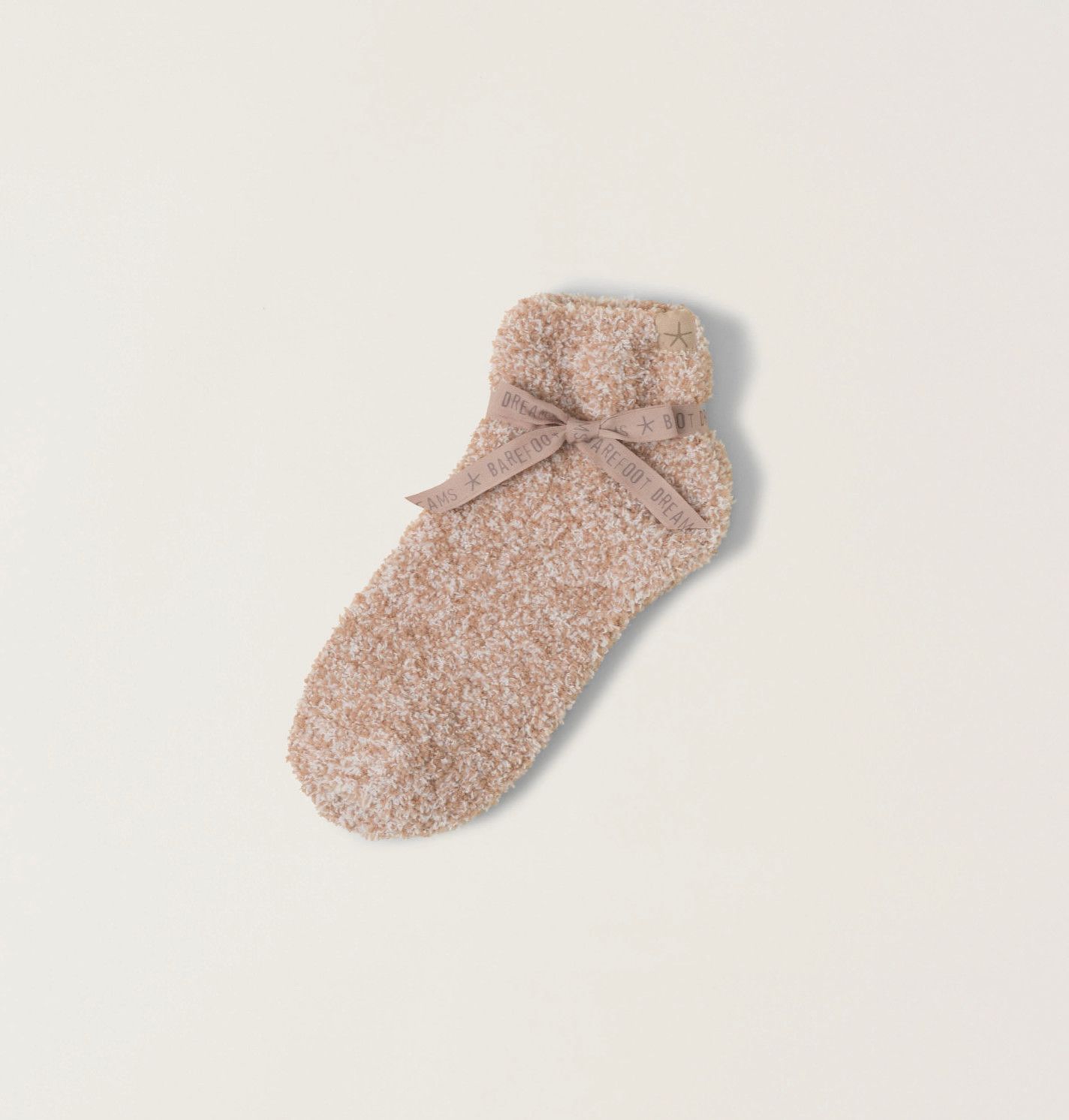CozyChic® Heathered Tennis Socks, Color: Willow White