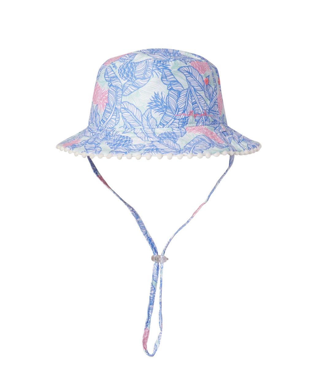 Blue Girls Bucket Hat Tropics, Size: Small