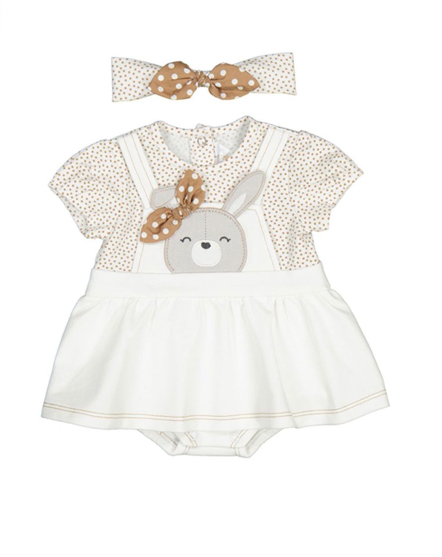 Bunny Dungaree Skirt, Size: 1-2. 0-3m