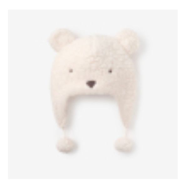 Polar Bear Aviator Hat, Size: 3-9m