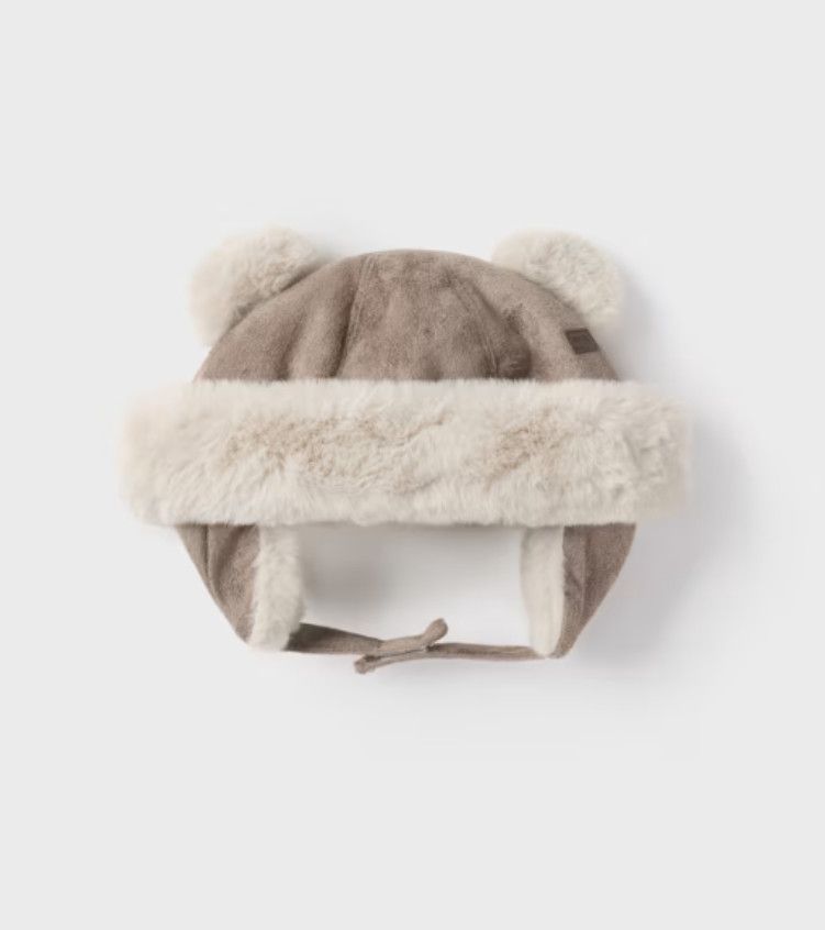 Canela Walnut Fir Double Faced Hat, Size: 40. Newborn