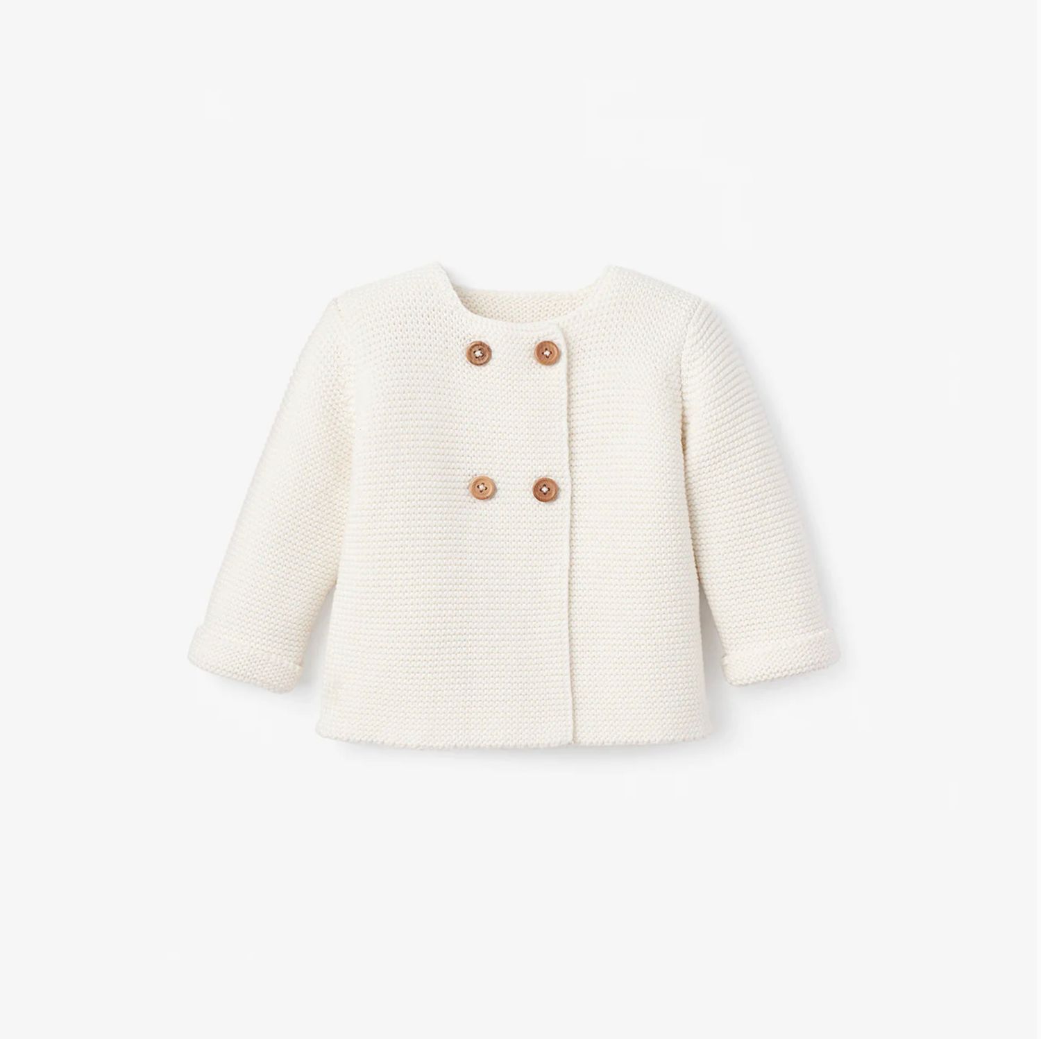 Whisper White Sofia &amp; Finn Knit Cardigan , Size: 6-9m