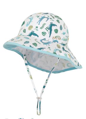 Baby Boy&#39;s Legionnaire Snapper White Floppy Hat