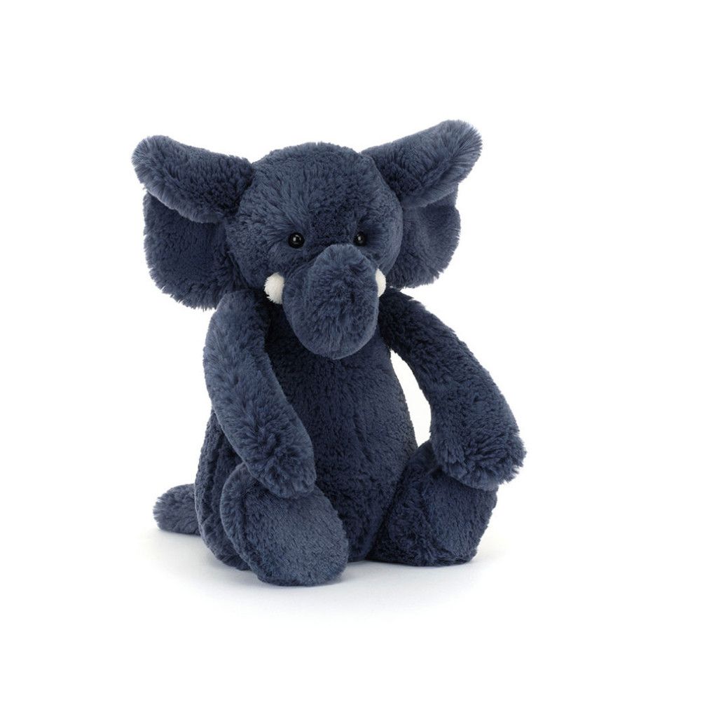 Bashful Blue Elephant, Size: Original