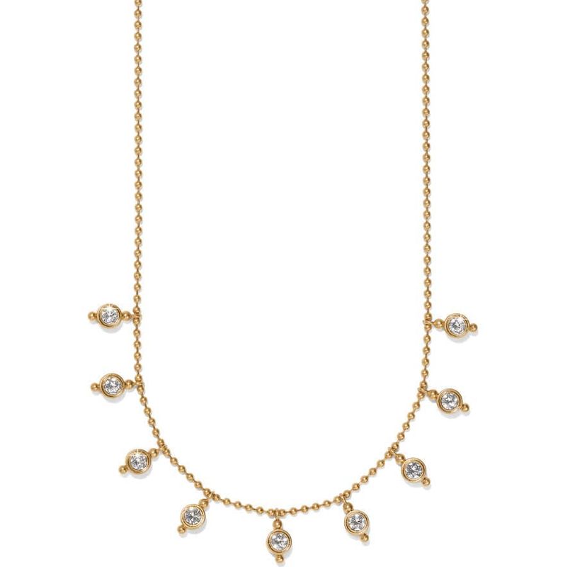Twinkle Mod Droplet Reversible Necklace Gold