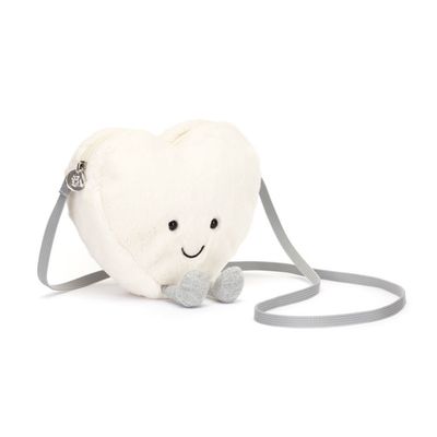 Amuseables Cream Heart Bag